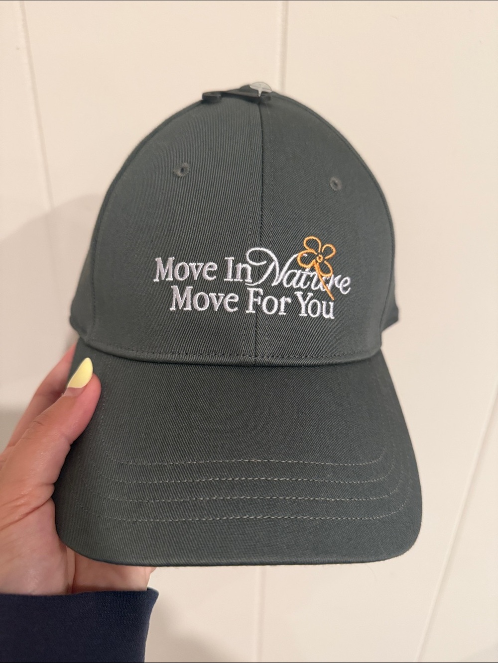 lululemon athletica Dark Green Embroidered 'Move In Nature' Baseball Cap